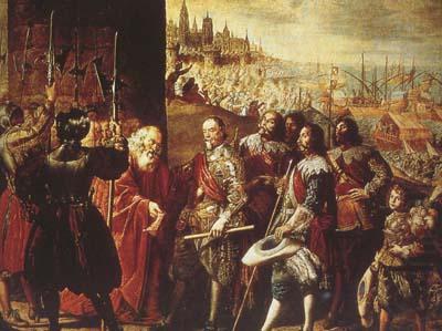 Deliverance of Genoa by the Second Marquis of Santa Cruz (df01), Diego Velazquez